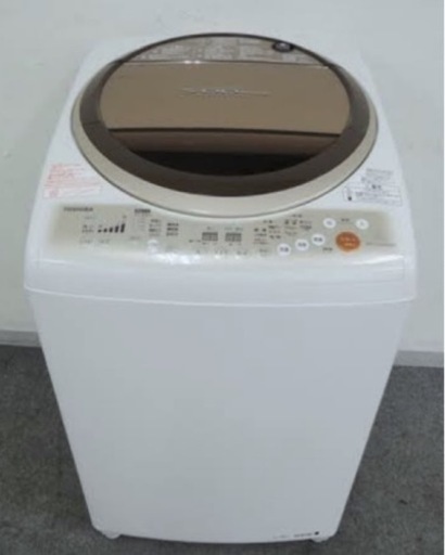 (送料無料) 洗濯・乾燥機 洗8kg 乾4.5kg ヒーター式本格乾燥 TOSHIBA 美品 新品12万 ⑤