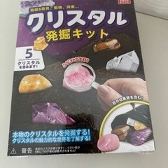 【新品、未開封】クリスタル発掘キット