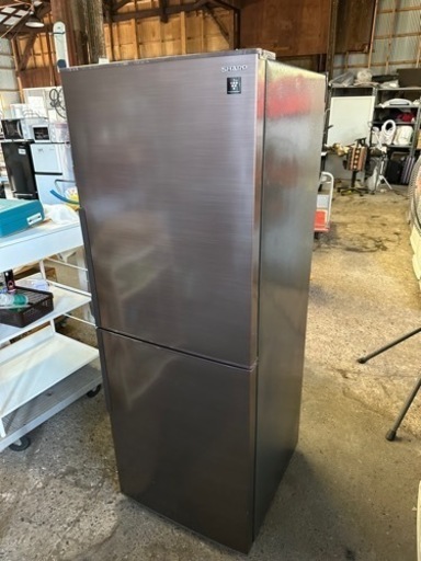 シャープ 冷蔵庫 280L(幅56cm) プラズマクラスター搭載 2ドア メガ