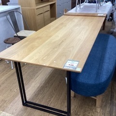 KJ-1【新入荷　リサイクル品】ニッポネア　関家具　ウォレス　ダイニングテーブル　ナチュラル