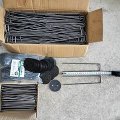 ザバーン防草シート２４０Gグリーン（２ｍ×３０ｍ） シート本体 　継ぎ目あり　未使用品