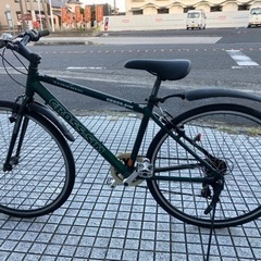 クロスバイク】外装6段変速 リヤタイヤ、チェーン、サドル新品