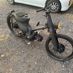 スーパーカブ50cc カスタム【組み立て途中】