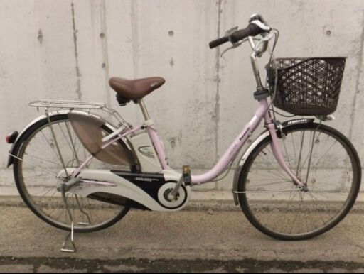 バッテリー大13.2Ah★パナソニック Panasonic 電動自転車 ビビDX 中古自転車 子供乗せ後ろ後付け可能