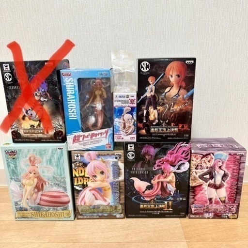 早い者勝ち　ワンピース　フィギュア　しらほし　ナミ等