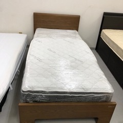 🔶値下げしました🔶シングルベットフレームマットセット🛏️