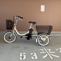 ほぼ新車電動アシスト三輪車