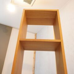 人気の無印良品(MUJI)のオーク材 5段・1列+2段・4列 スタッキング 
