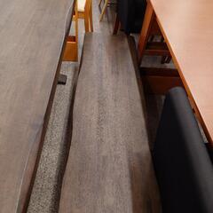 値下げしました！【4人掛けダイニングセット】4人掛けダイニングセット 大川家具 食卓テーブルセット ダイニングベンチ 和風家具:ダークブラウン 