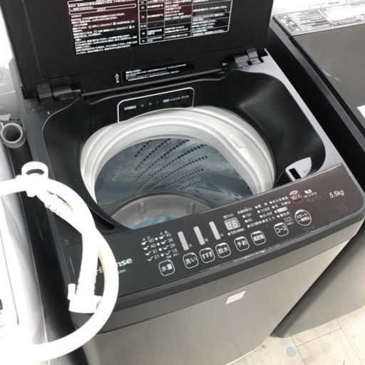 Hisense 全自動洗濯機　5.5kg 2019年製【トレファク堺福田店】