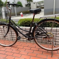 無料【10/6までに引き取り可能の方】26型自転車6段変速