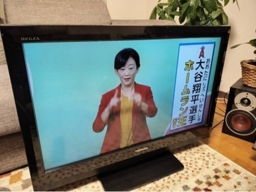 REGZAテレビ\u0026ブルーレイディスク\u0026リモコン　説明書有り