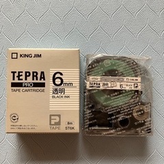 1「テプラ・6mm幅」　新品未使用品