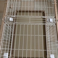 アイリスオーヤマ　ペットゲージ　ペットケージ（屋根付き）