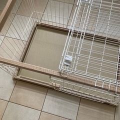 アイリスオーヤマ　ペットゲージ　ペットケージ（屋根付き）