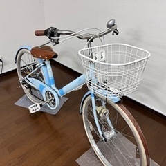 ダイワサイクル　VITA 　ブルー　24インチ　子供自転車　変速付き