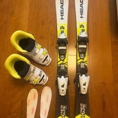 12/18まで　キッズ用　スキー板95センチ　スキーブーツ20....