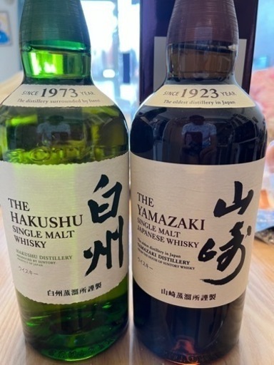 山崎　白州　NB NAS ノンエイジ　700ml 山崎箱付き　サントリー