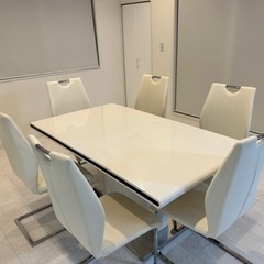 ダイニングテーブル＋チェア　9点セット（4〜8人用）