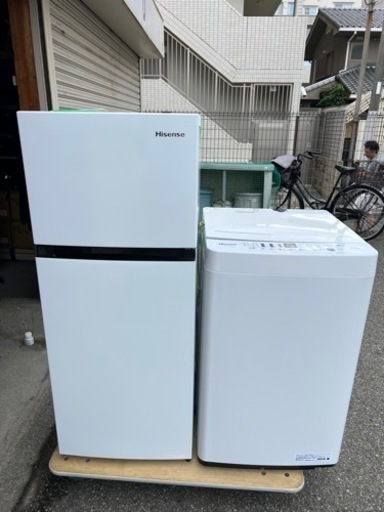 Hisense 冷蔵庫、洗濯機セット セットで購入していただける方10000円ポッキリで！！早い者勝ち!!超美品！！