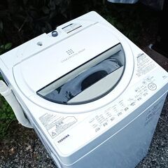 ★美品！お届け可！★ TOSHIBA  6.0㎏ 全自動洗濯機 風乾燥機能付き AW‐6G6(W) 2019年製 