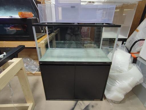 中古900.450.450ガラス水槽セット