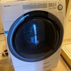 ドラム式洗濯機　es-s7c 10月3日限定