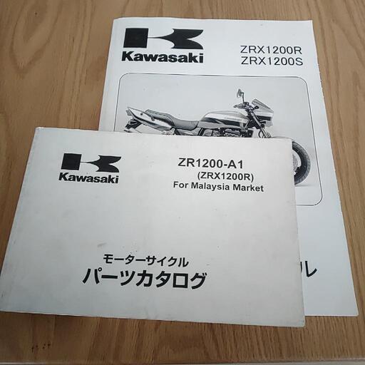 バイク部品 カワサキパーツリスト サービスマニアルセット 2025年最新