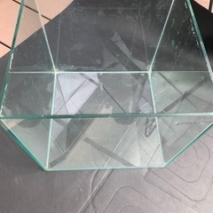 30センチガラスキューブ水槽　専用ガラス蓋付き