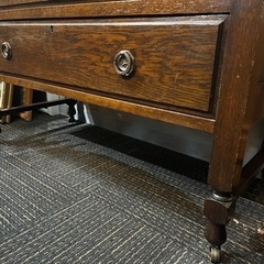 イギリスアンティーク ミラー付きチェスト