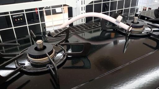 ☆ジモティ割あり☆ Rinnai 都市ガス用ガステーブル 高さ(H)21.8 ×