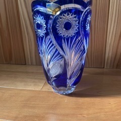 クリスタル花瓶