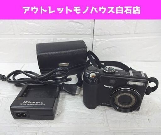 Nikon デジカメ COOLPIX P5100 1210万画素 ブラック ニコン コンデジ コンパクトデジタルカメラ 札幌市 白石店