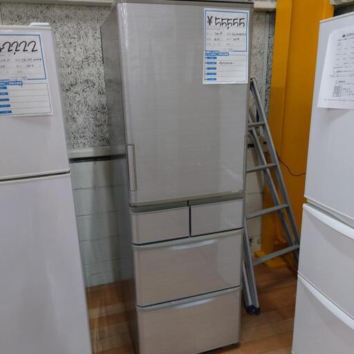 (M239806b-1) シャープ SHARP ノンフロン冷凍冷蔵庫 SJ-PW42B-S  2016年製 412L  自動製氷機能 プラズマクラスター  5ドア ❄ 他にもファミリータイプ冷蔵庫あります ★ 名古屋市 瑞穂区 リサイクルショップ ♻ こぶつ屋
