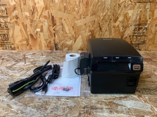 (6074) 現状品 BIXOLON ビクソロン サーマルプリンター SRP-F312II メロディーブザー付き(RMB-100G）2019年製 レシートプリンター ブラック 3inch 防水 POS プリンター 業務用 飲食店 店舗用品