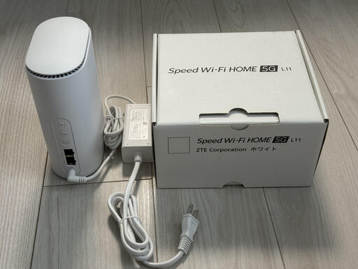 白ロム UQ版 ZTR01SWU [Speed Wi-Fi HOME 5G L11 ホワイト]