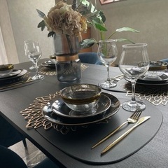 【10/15処分】ダイニングテーブル&椅子4脚セット