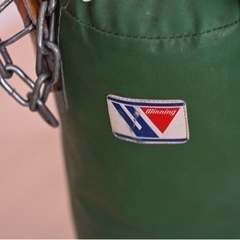 ウイニングサンドバッグ！レアな廃盤品、チャンピオンカラーのグリーン！近隣配達可！