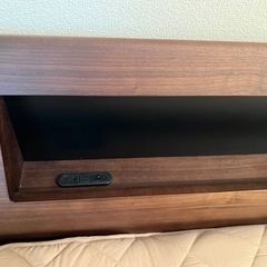 アンネルベッド　ダブル　(マット、新品ベッドパッド付き)