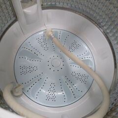 ② 洗濯機 6.0kg 2021年製 AQUA AQW-S60J ホワイト ステンレス槽 全自動 家電 6kg アクア 苫小牧西店