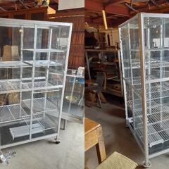 【商談中】ガラス温室 園芸用ヒーター付き TOP-210SW キャスター付き　/TJ-1449 1FO