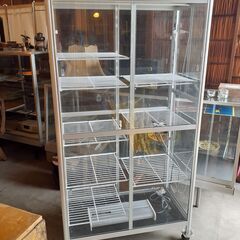 【商談中】ガラス温室 園芸用ヒーター付き TOP-210SW キャスター付き　/TJ-1449 1FO