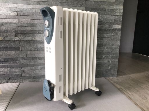 引取限定】スーパーオイルヒーター4-8畳用暖房器具 取説有（大栄