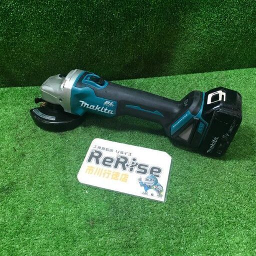 マキタ GA404DN 充電式ディスクグラインダー100mm バッテリー雪マークなし1個付き【市川行徳店】【店頭取引限定】【中古】管理番号：ITR93I30S7UK