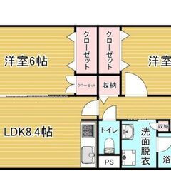 💙💙敷礼０😍《2LDK》直方市🐻筑豊直方駅から徒歩4分！ペット可...