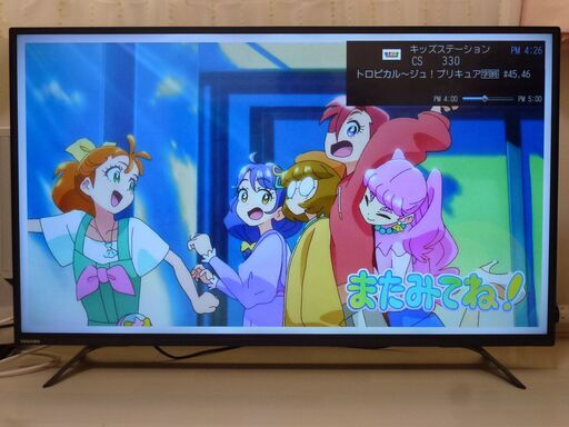 📺【動作確認済】43型4K液晶TV 東芝 REGZA 43C310X リモコン&B