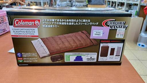 Coleman　スリーピングバッグ　未開封品　寝袋　シュラフ　早い者勝ち
