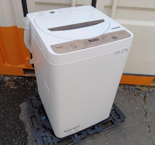 ■取引決定済■2022年製■シャープ 洗濯6.0kg /簡易乾燥(送風機能) 全自動洗濯機 ブラウン系 ES-GE6F