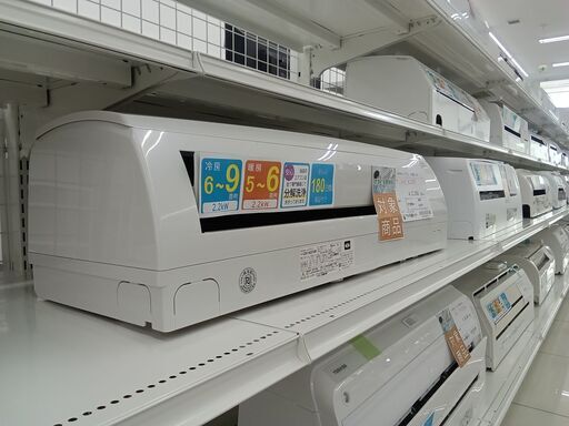 ★期間限定SALE★標準工事費込み★  ルームエアコン  2.2kw  室内機分解洗浄済み HJ874\t\t\t\t\t\t\t