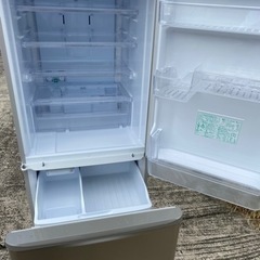シャープ 冷蔵庫 SJ-W352D-N 350L 2018年製○E092M404